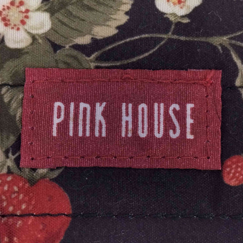 ピンクハウス PINK HOUSE ストロベリー柄 キルティング ミニボストンバッグ レディース
