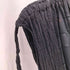 ミー イッセイミヤケ me ISSEY MIYAKE 10SS 異素材切替 サイドプリーツ シアー ラメ ポルカドット ノースリーブ ドレス ワンピース レディース