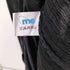 ミー イッセイミヤケ me ISSEY MIYAKE 10SS 異素材切替 サイドプリーツ シアー ラメ ポルカドット ノースリーブ ドレス ワンピース レディース