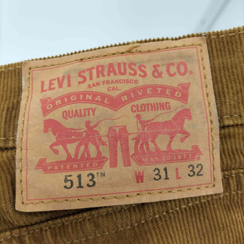 リーバイス Levis 513 コーデュロイ スリムストレート パンツ メンズ 31×32