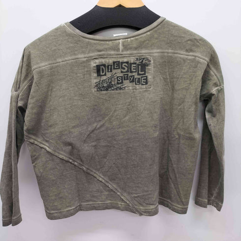 ディーゼル DIESEL Y2K グラフィック クロップド カットソー レディース import:XS
