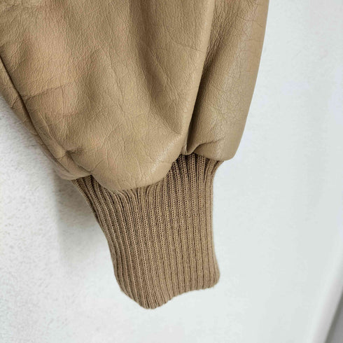 SECRET HOUSE real leather リアルレザーブルゾンジャケット メンズ M