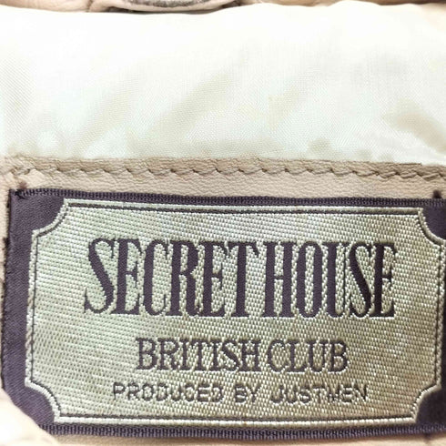 SECRET HOUSE real leather リアルレザーブルゾンジャケット メンズ M