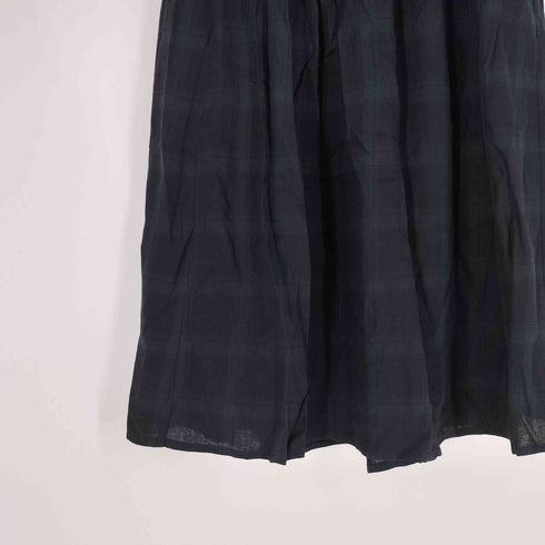 サマンサモスモス samansa Mos2 コットンリネンチェック柄ギャザースカート レディース FREE