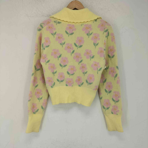 ザラ ZARA フラワーシャツニット レディース import:S