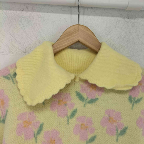 ザラ ZARA フラワーシャツニット レディース import:S
