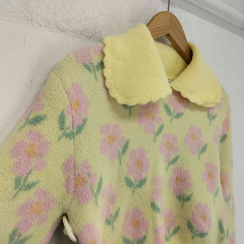 ザラ ZARA フラワーシャツニット レディース import:S