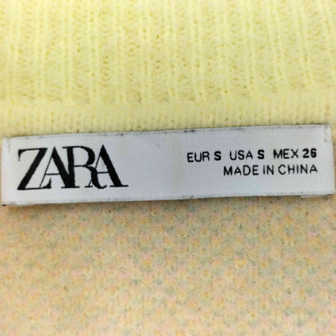 ザラ ZARA フラワーシャツニット レディース import:S