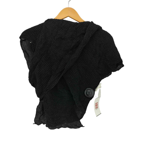 ヨウジヤマモトプリュスノアール YOHJI YAMAMOTO+NOIR アシンメトリー プリーツ加工 変形ブラウス レディース JPN:3