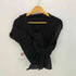 ヨウジヤマモトプリュスノアール YOHJI YAMAMOTO+NOIR アシンメトリー プリーツ加工 変形ブラウス レディース JPN:3