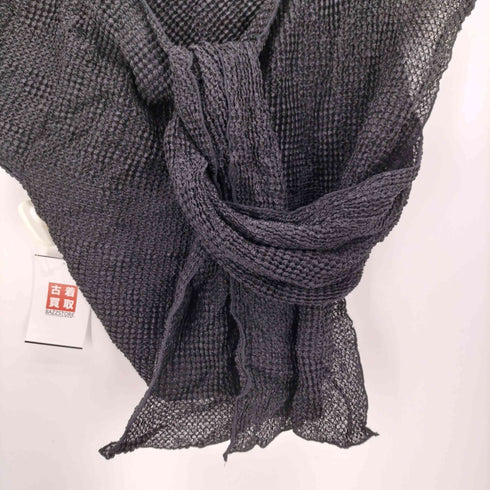 ヨウジヤマモトプリュスノアール YOHJI YAMAMOTO+NOIR アシンメトリー プリーツ加工 変形ブラウス レディース JPN:3