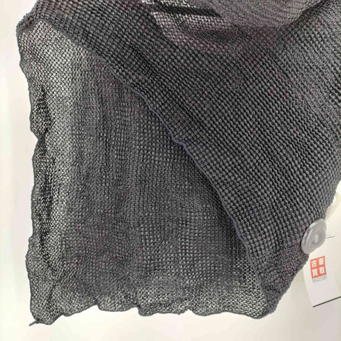 ヨウジヤマモトプリュスノアール YOHJI YAMAMOTO+NOIR アシンメトリー プリーツ加工 変形ブラウス レディース JPN:3