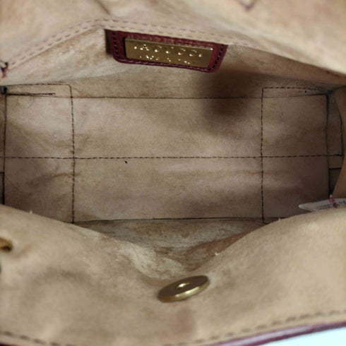 IACUCCI イタリア製 2WAY シボ革 レザー ショルダー ハンドバッグ レディース