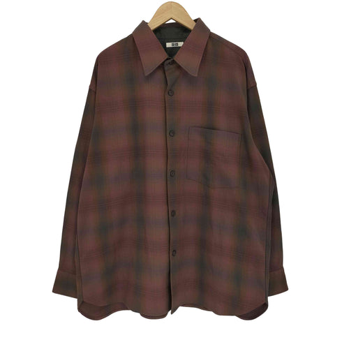 ユニクロユー UNIQLO U ヘビーフランネルオーバーサイズシャツ メンズ JPN:XL