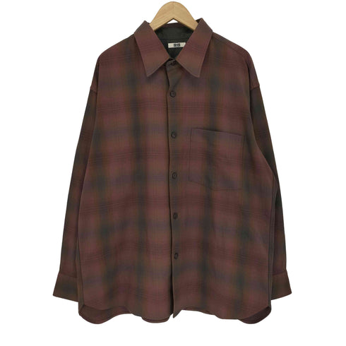 ユニクロユー UNIQLO U ヘビーフランネルオーバーサイズシャツ メンズ JPN:XL