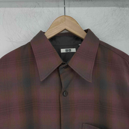 ユニクロユー UNIQLO U ヘビーフランネルオーバーサイズシャツ メンズ JPN:XL
