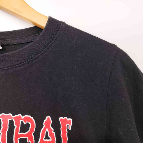 デスメタルバンド ロゴ アートワーク プリント S/S Tシャツ メンズ import:S