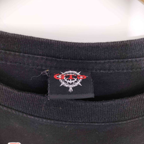 デスメタルバンド ロゴ アートワーク プリント S/S Tシャツ メンズ import:S