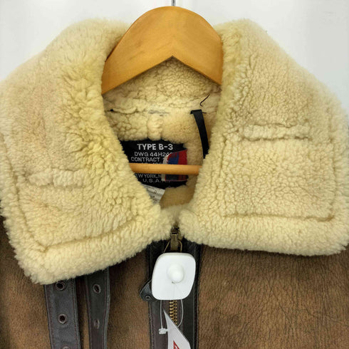 ショット Schott USA製 TYPE B-3 リアルムートン フライトジャケット メンズ 40