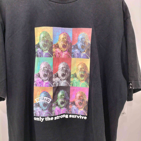 ナイトレイド Nitraid ロゴプリント ショートスリーブ クルーネックTシャツ メンズ XX-LARGE