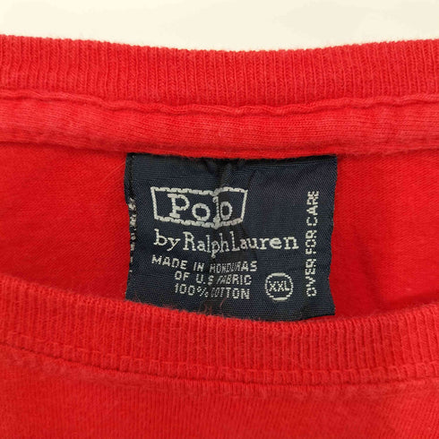 ポロバイラルフローレン Polo by RALPH LAUREN 90S ポニー刺繍 ショートスリーブクルーネックTシャツ メンズ XXL