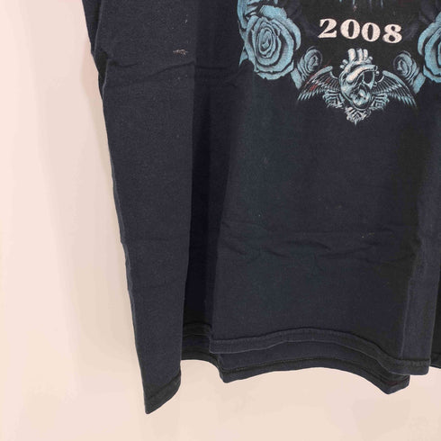 00s GILDANボディ ヘヴィメタル ニューメタル グルーヴメタル スラッジメタル ストーナーメタル メタルコア デスコア アートワーク ロゴ プリント フェスティバル S/S Tシャツ メンズ import:XL