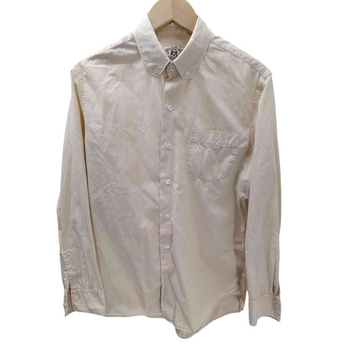 ダブルアールエルラルフローレン RRL RALPH LAUREN 00S 白タグ L/S コットン ボタンダウン シャツ メンズ import:S