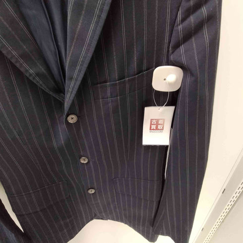 ポロバイラルフローレン Polo by RALPH LAUREN 90-00S ストライプ ウール 3B テーラード ジャケット メンズ import:S