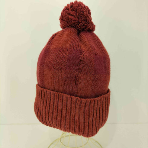 ヨウジヤマモトプールオム Yohji Yamamoto POUR HOMME 12AW ウールアルパカ混 チェック柄 ニット帽 メンズ