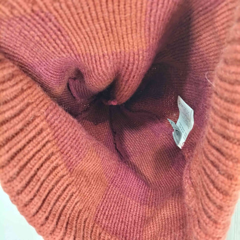 ヨウジヤマモトプールオム Yohji Yamamoto POUR HOMME 12AW ウールアルパカ混 チェック柄 ニット帽 メンズ