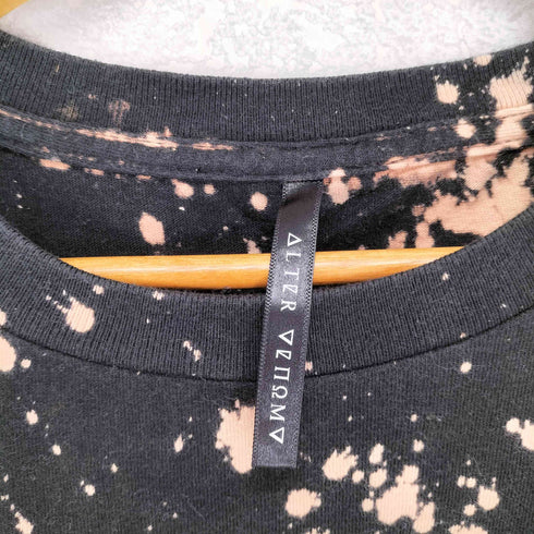 オルターベノム ALTER VENOMV ブリーチ加工オーバーサイズ S/S Tシャツ メンズ