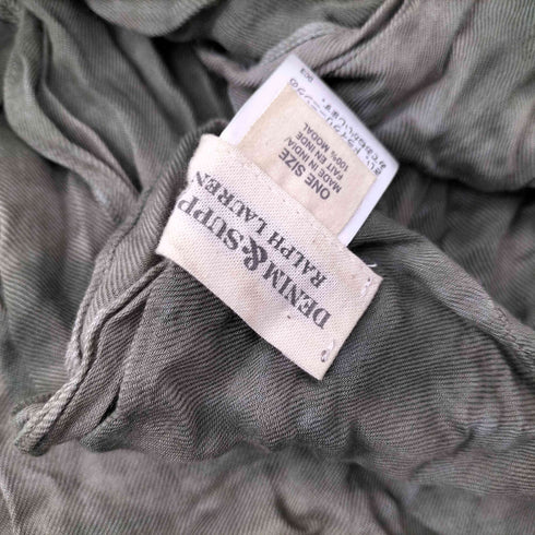 デニムアンドサプライ ラルフローレン DENIM & SUPPLY RALPH LAUREN 抜染 タイダイ レーヨン ストール スカーフ メンズ ONE SIZE