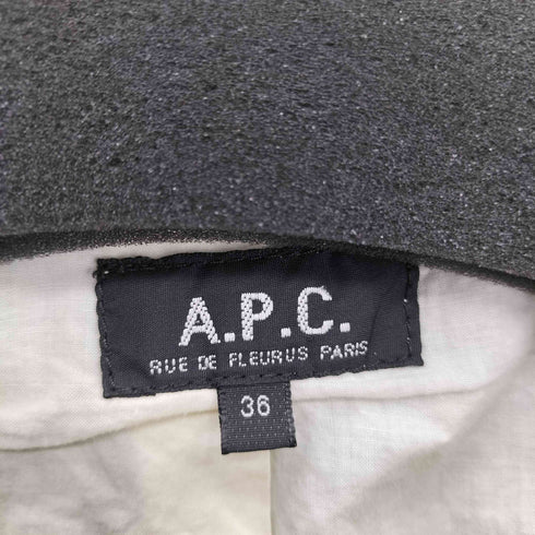 アーペーセー A.P.C. クロップド丈 ダブルブレスト デニム ジャケット Y2K レディース 36