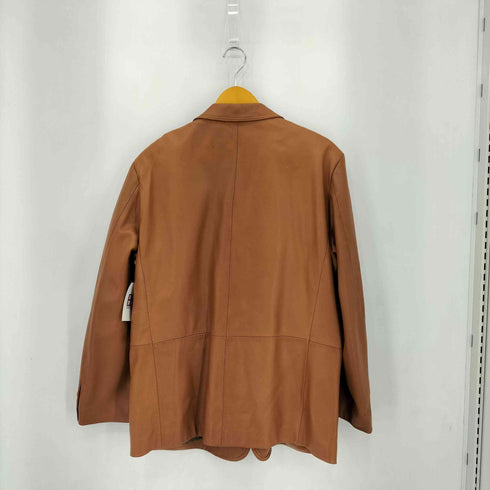 バルマン BALMAIN ラムレザーテーラードジャケット メンズ LL