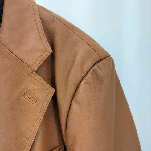 バルマン BALMAIN ラムレザーテーラードジャケット メンズ LL