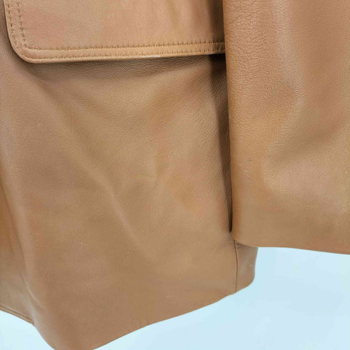 バルマン BALMAIN ラムレザーテーラードジャケット メンズ LL