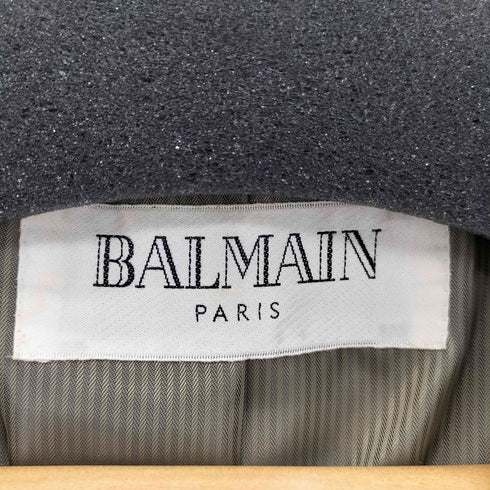 バルマン BALMAIN ラムレザーテーラードジャケット メンズ LL