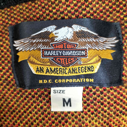 ハーレーダビッドソン HARLEY-DAVIDSON ジップアップニットセータージャケット メンズ JPN:M