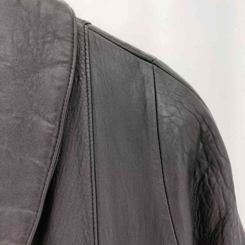 d Linea GENUINE LEATHER ボタンレス レザーコート メンズ JPN:L