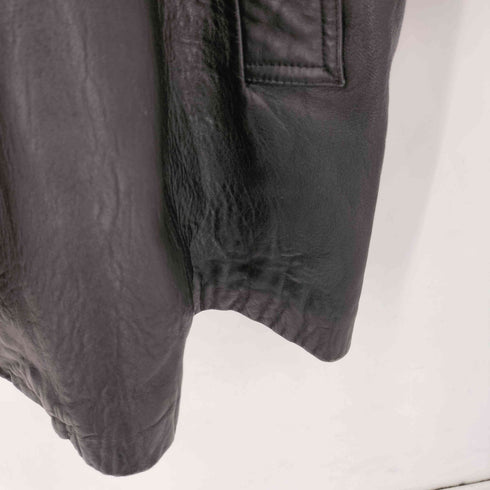 d Linea GENUINE LEATHER ボタンレス レザーコート メンズ JPN:L