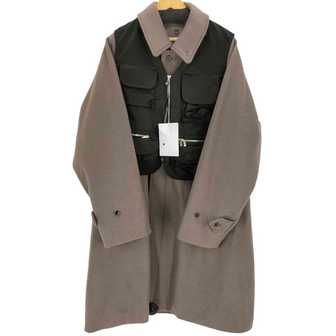 ワガママ謹製 un/unbient別注ベストドッキングステンカラーコート メンズ JPN:3