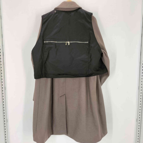 ワガママ謹製 un/unbient別注ベストドッキングステンカラーコート メンズ JPN:3