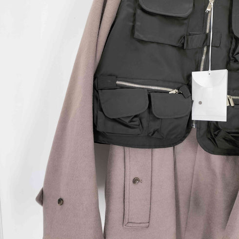 ワガママ謹製 un/unbient別注ベストドッキングステンカラーコート メンズ JPN:3