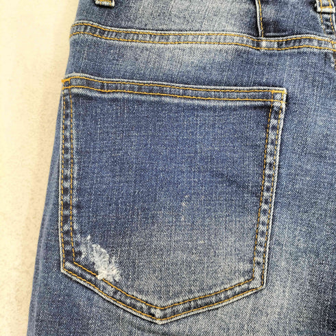 DIVINER RECKLESS LIFE リペア加工スキニーデニムパンツ Y2K domestic メンズ S