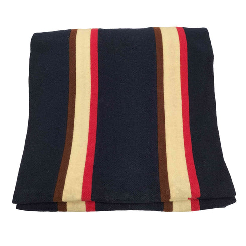 Ede and Ravenscroft MADE IN ENGLAMD PURE WOOL 英国製 ピュア ウール ストライプ スクール マフラー メンズ