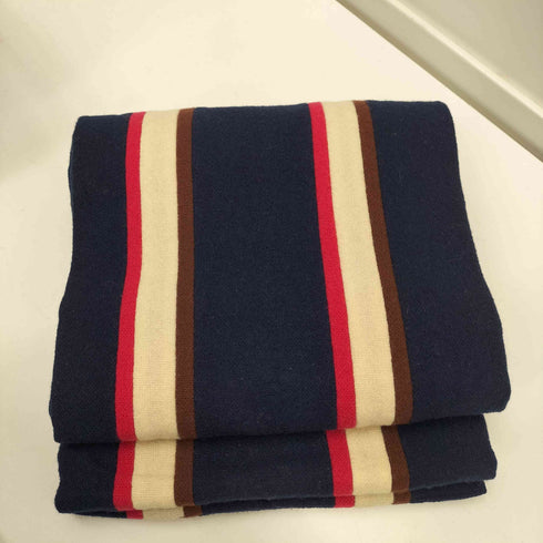 Ede and Ravenscroft MADE IN ENGLAMD PURE WOOL 英国製 ピュア ウール ストライプ スクール マフラー メンズ