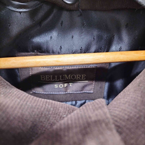 ベルモーレ BELLUMORE スタドカラー 比翼ショートコート メンズ JPN:M