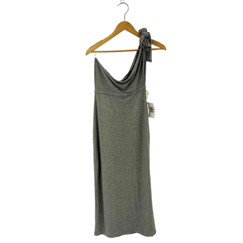 P.W.CLASSIC デザイン ワンショルダー ストレッチ ロング ドレス レディース import:S