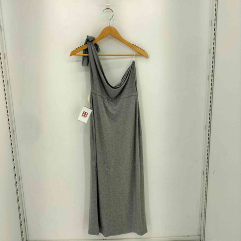 P.W.CLASSIC デザイン ワンショルダー ストレッチ ロング ドレス レディース import:S