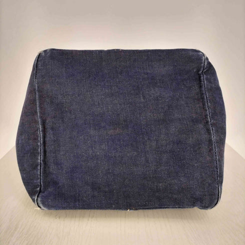 ダナキャランニューヨーク DKNY PVCハンドル デニム トートバッグ レディース